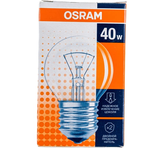 Лампа накаливания CLASSIC P CL 40W E27 OSRAM 4008321788764