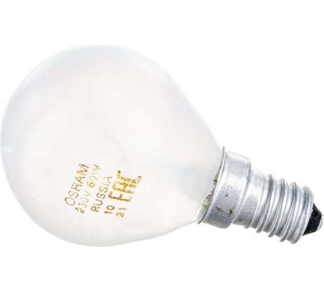 Лампа накаливания CLASSIC P FR 60W E14 OSRAM 4008321411501