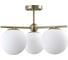 Люстра на штанге Crystal lux FELIZ SP-PL3 BRONZE/WHITE 1