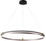 Подвесной светодиодный светильник Crystal lux FERNANDO SP88W LED D1000 COFFEE/BLACK 1