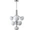 Люстра на штанге Crystal lux ALICIA SP7 CHROME/WHITE 1