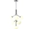 Люстра на штанге Crystal lux ALICIA SP7 CHROME/WHITE 3