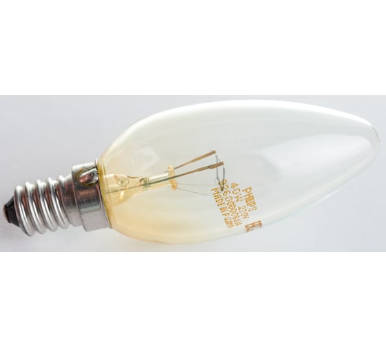 Лампа накаливания B35 40W E14 230V CL PHILIPS 871150001163350