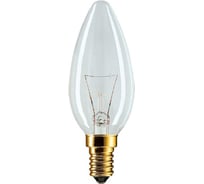 Лампа накаливания B35 60W E14 230V CL PHILIPS 871150001167150