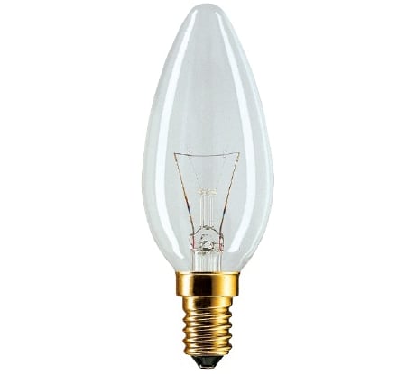 Лампа накаливания B35 60W E14 230V CL PHILIPS 871150001167150