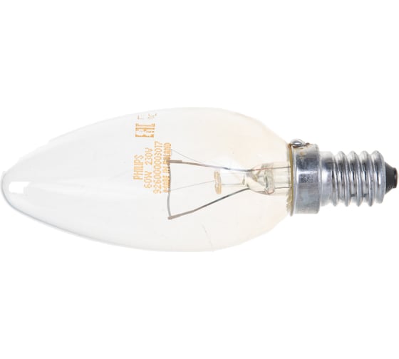 Лампа накаливания B35 60W E14 230V CL PHILIPS 871150001167150