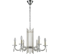 Подвесная люстра Crystal lux AURELIO SP6 GOLD+CHROME/TRANSPARENT
