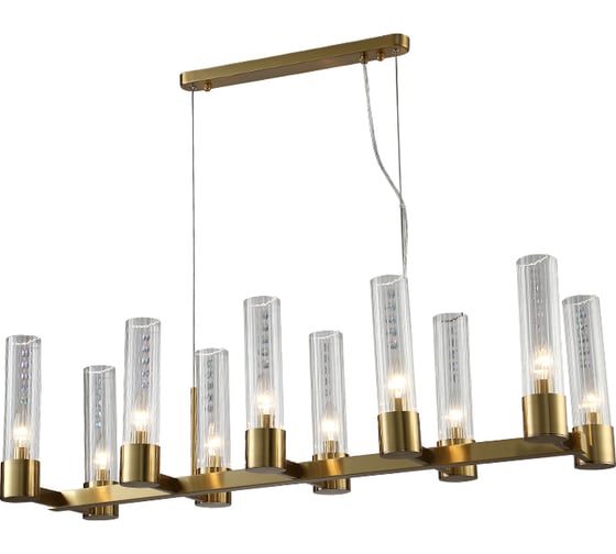Подвесная люстра Crystal lux OTONO SP10 L980 BRASS/TRANSPARENTE