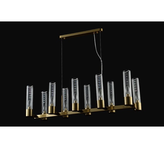 Подвесная люстра Crystal lux OTONO SP10 L980 BRASS/TRANSPARENTE