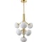 Люстра на штанге Crystal lux ALICIA SP7 GOLD/WHITE 1