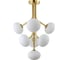 Люстра на штанге Crystal lux ALICIA SP7 GOLD/WHITE 2