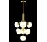 Люстра на штанге Crystal lux ALICIA SP7 GOLD/WHITE 5