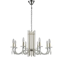 Подвесная люстра Crystal lux AURELIO SP8 GOLD+CHROME/TRANSPARENT