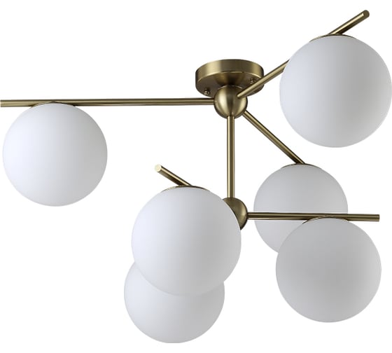 Потолочная люстра Crystal lux FELIZ SP-PL6 BRONZE/WHITE 1
