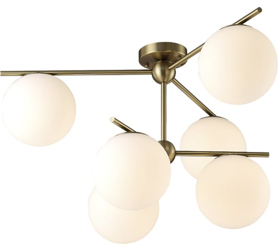 Потолочная люстра Crystal lux FELIZ SP-PL6 BRONZE/WHITE