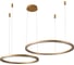 Подвесной светодиодный светильник Crystal lux FORTUNA SP123W LED D600+800 GOLD 1