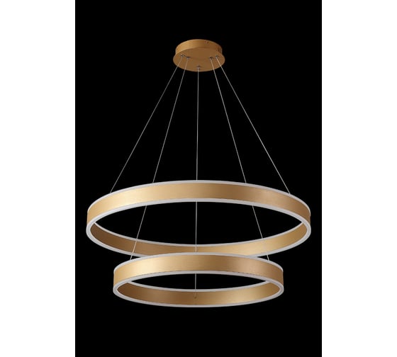 Подвесной светодиодный светильник Crystal lux MUCHOS SP123W LED D600+800 GOLD