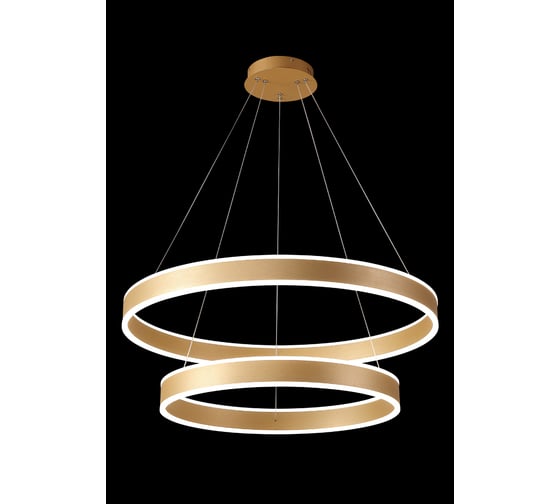 Подвесной светодиодный светильник Crystal lux MUCHOS SP123W LED D600+800 GOLD