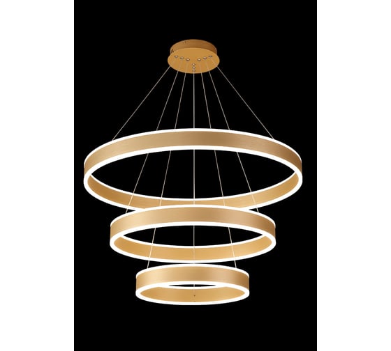Подвесной светодиодный светильник Crystal lux MUCHOS SP158W LED D400+600+800 GOLD