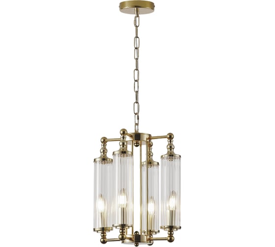 Подвесная люстра Crystal lux TOMAS SP4 BRASS 1