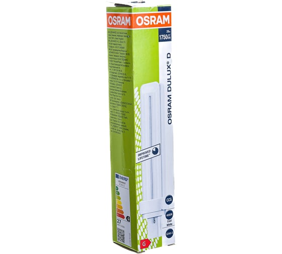 Люминесцентная компактная лампа DULUX D 26W/840 G24d-3 OSRAM 4050300012049