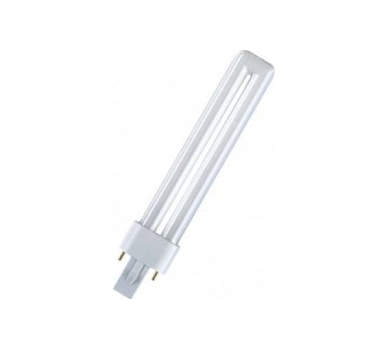 Компактная люминесцентная лампа DULUX S 9W/830 G23 OSRAM 4050300025742