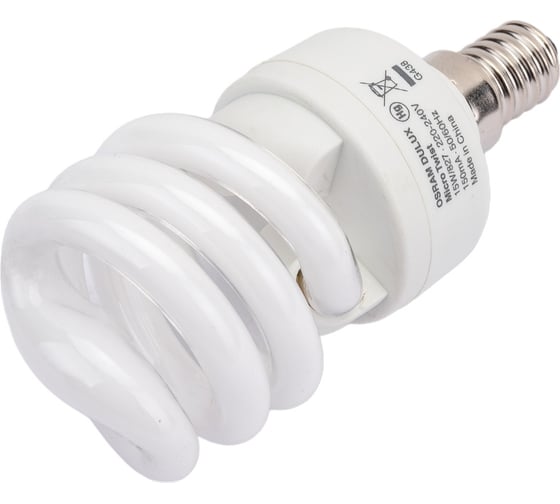 Энергосберегающая компактная лампа DULUX SUPERSTAR MICRO TWIST 15Вт/827 E14 OSRAM 4052899917750