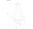 Подвесная люстра ARTE LAMP MERIDIANA A2198SP-3BK 4