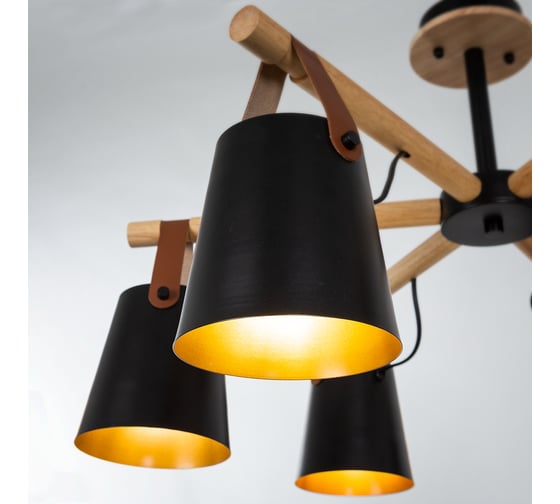 Потолочная люстра ARTE LAMP THOMAS A7032PL-6BK