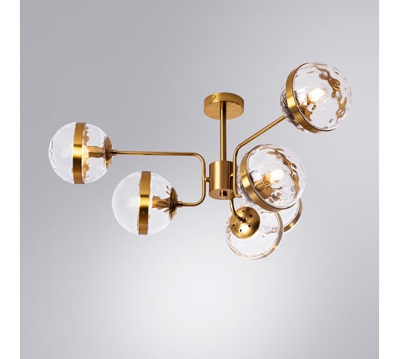 Люстра на штанге ARTE LAMP DELACRUA A7770PL-6PB