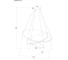 Подвесная люстра ARTE LAMP MERIDIANA A2198SP-3CC 4
