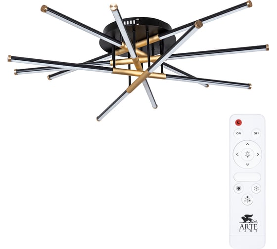 Потолочная люстра ARTE LAMP FERNANDO A2199PL-6BK