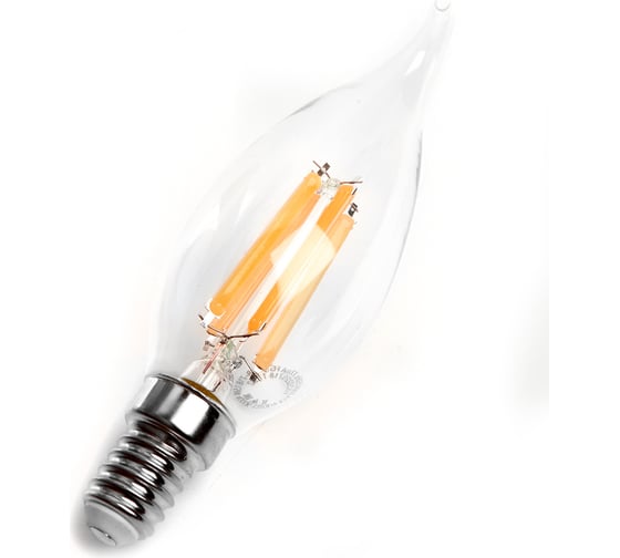 Светодиодная лампа FERON LB-718 Свеча на ветру E14 15W 6400K 38264