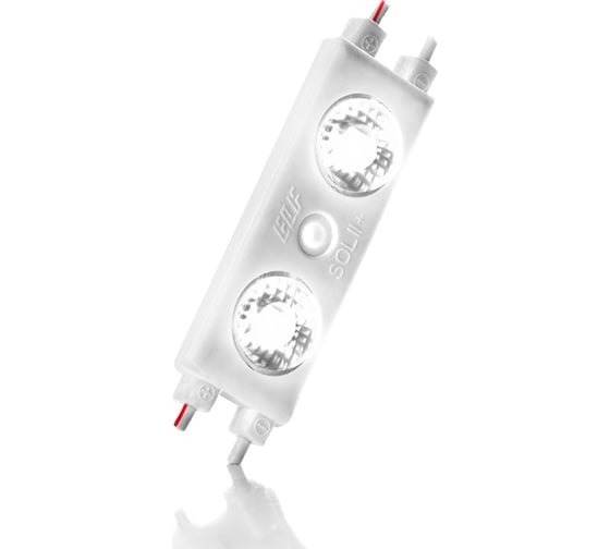 Светодиодный модуль ELF SOL+, 2SMD диод 2835, белый нейтральный (упак 100) ELF-SOL+ 2 2835 NW