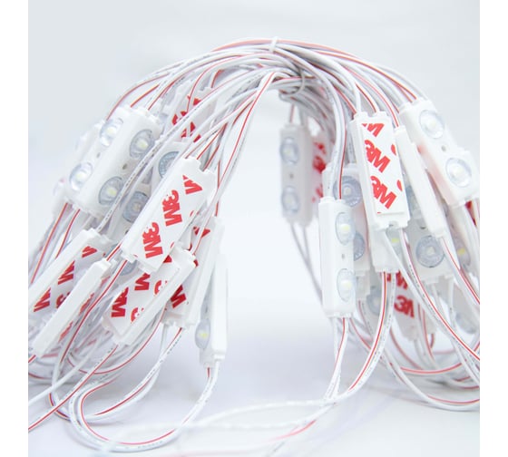 Светодиодный модуль ELF SOL+, 2SMD диод 2835, холодный белый (упак 100) ELF-SOL+2 2835 CW ELF-SOL+ 2 2835 CW