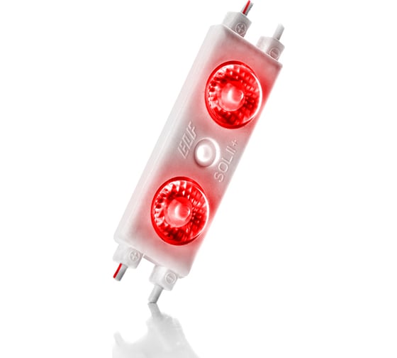 Светодиодный модуль ELF SOL+, 2SMD диод 2835, красный(упак 100) ELF-SOL+ 2 2835 R