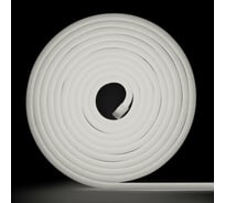 Неоновая светодиодная лента MAKSILED 5м, 8x16мм, 24В, 9Вт/м, 120 LED/m, IP33 (ПВХ), холодный белый, ML-NF-24V-0816-CW