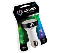 Светодиодная лампа КОСМОС premium LED 8Вт REFLECTOR 63мм E27 230В 4500K KLED8wR63230vE2745 281404