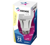 Светодиодная лампа КОСМОС LED А60 10Вт 220В E27 3000K Lksm LED10wA60E2730 285295
