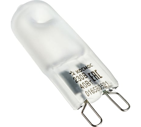 Лампа галогенная КОСМОС JDC 40W G9 230V FR LKsmJDC220VFR40W
