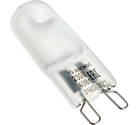Лампа галогенная КОСМОС JDC 40W G9 230V FR LKsmJDC220VFR40W