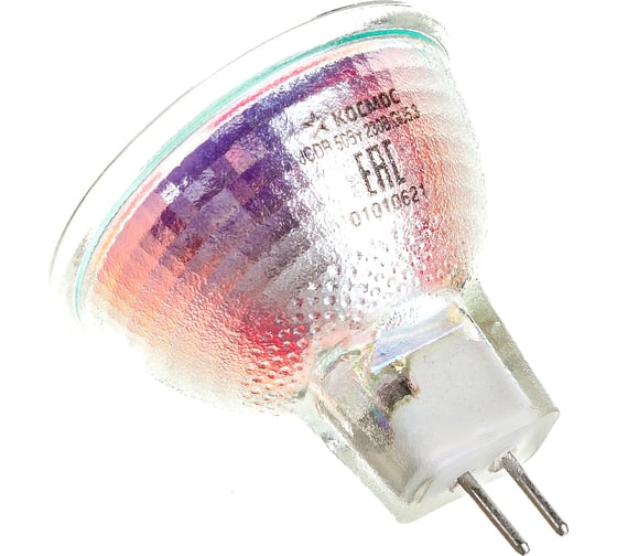 Лампа галогенная КОСМОС JCDR 50W GU5.3 220V LKsmJCDR220V50W