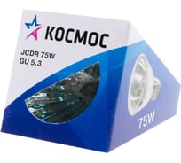 Лампа галогенная КОСМОС JCDR 75W GU5.3 220V LKsmJCDR220V75W