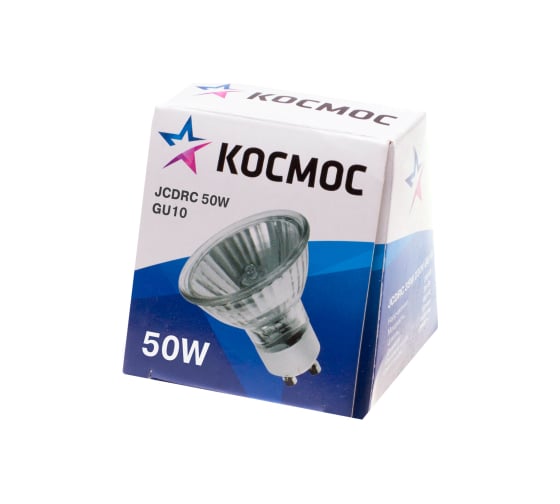 Лампа галогенная КОСМОС JCDRC 50W GU10 230V LKsmJCDRC220V50W