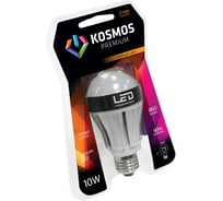 Светодиодная лампа КОСМОС premium LED 10Вт A60 E27 230v 2700K KLED10wA60230vE2727