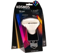 Светодиодная лампа КОСМОС premium LED 7Вт REFLECTOR 63мм E27 230v 3000K KLED7wR63230vE2727