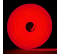 Неоновая светодиодная лента MAKSILED 5м, 8x16мм, 24В, 9Вт/м, 120 LED/m, IP33 (ПВХ), красный, ML-NF-24V-0816-Red