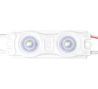 Светодиодный модуль ELF 2SMD диод 2835, с линзой, 160гр.,12В, IP 65, STD, белый (упак 100) ELF-2SMD2835std W