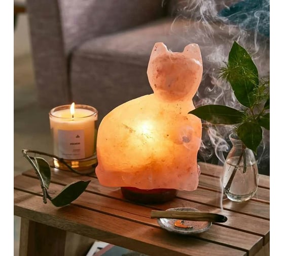 Солевая лампа кошка Beroma 07716149
