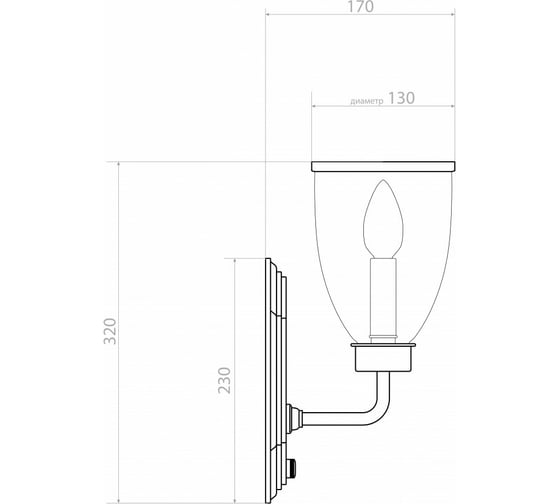 Настенный светильник Covali WL-38007
